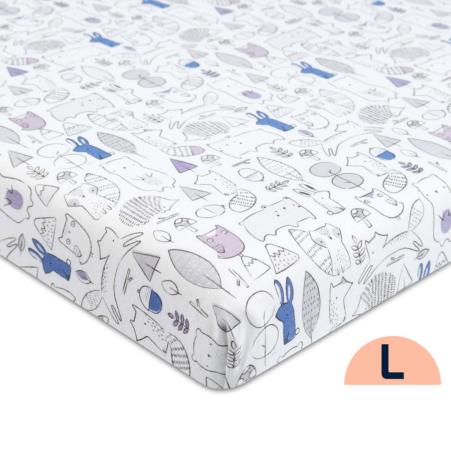 Comfy Living Fitted Sheet 28x58 (L) - Rabbit
