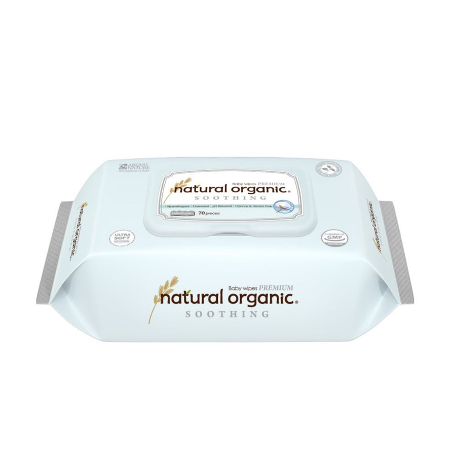 Natural Organic Soothing Premium Plain Cap 70 Sheets