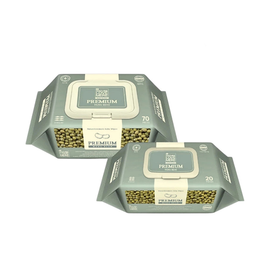 Nature Love Mere Baby Wipes Premium Mungbean Wipes (Cap)