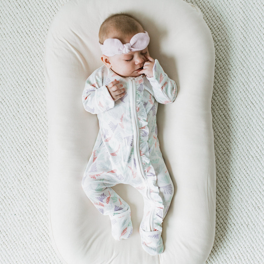 KAYS + KINS Frilled Growsuit - Pastel Reef - 0-3M