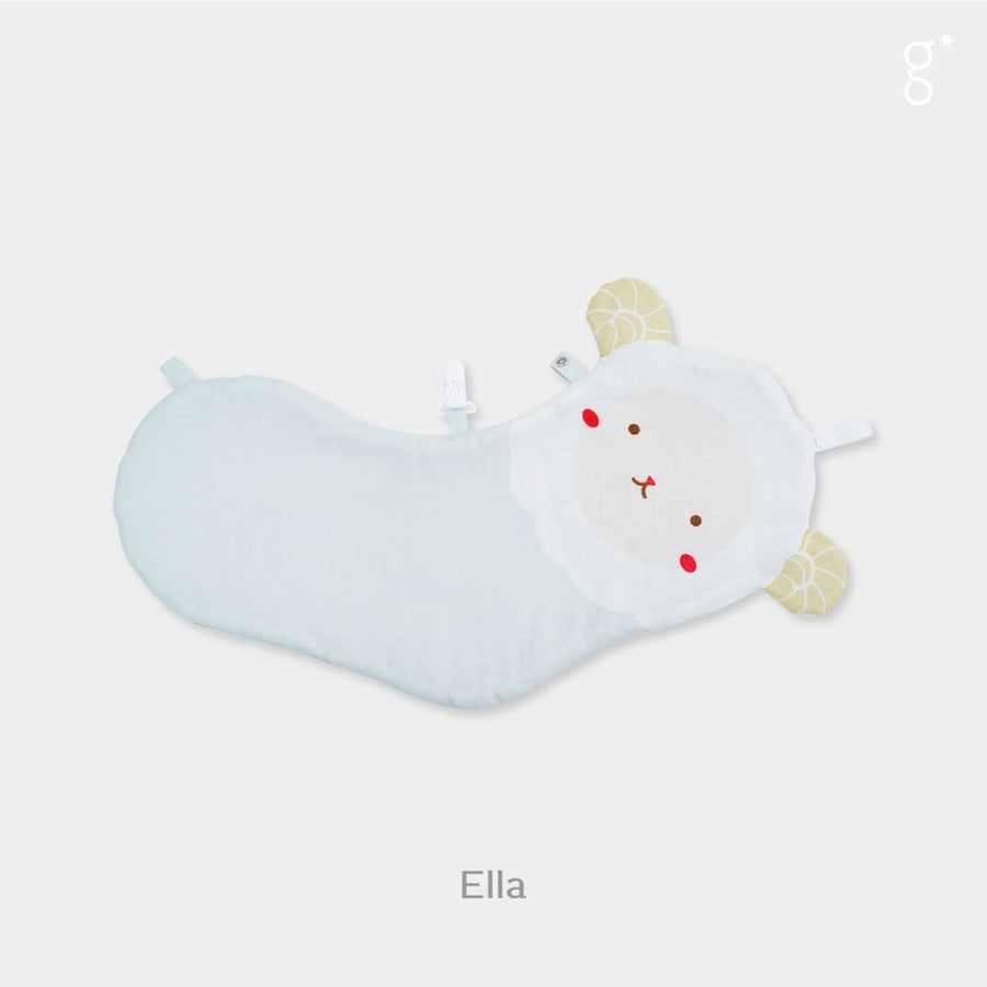 Granny Ben TENCEL Smart Bib in the Sleepy Sheep design