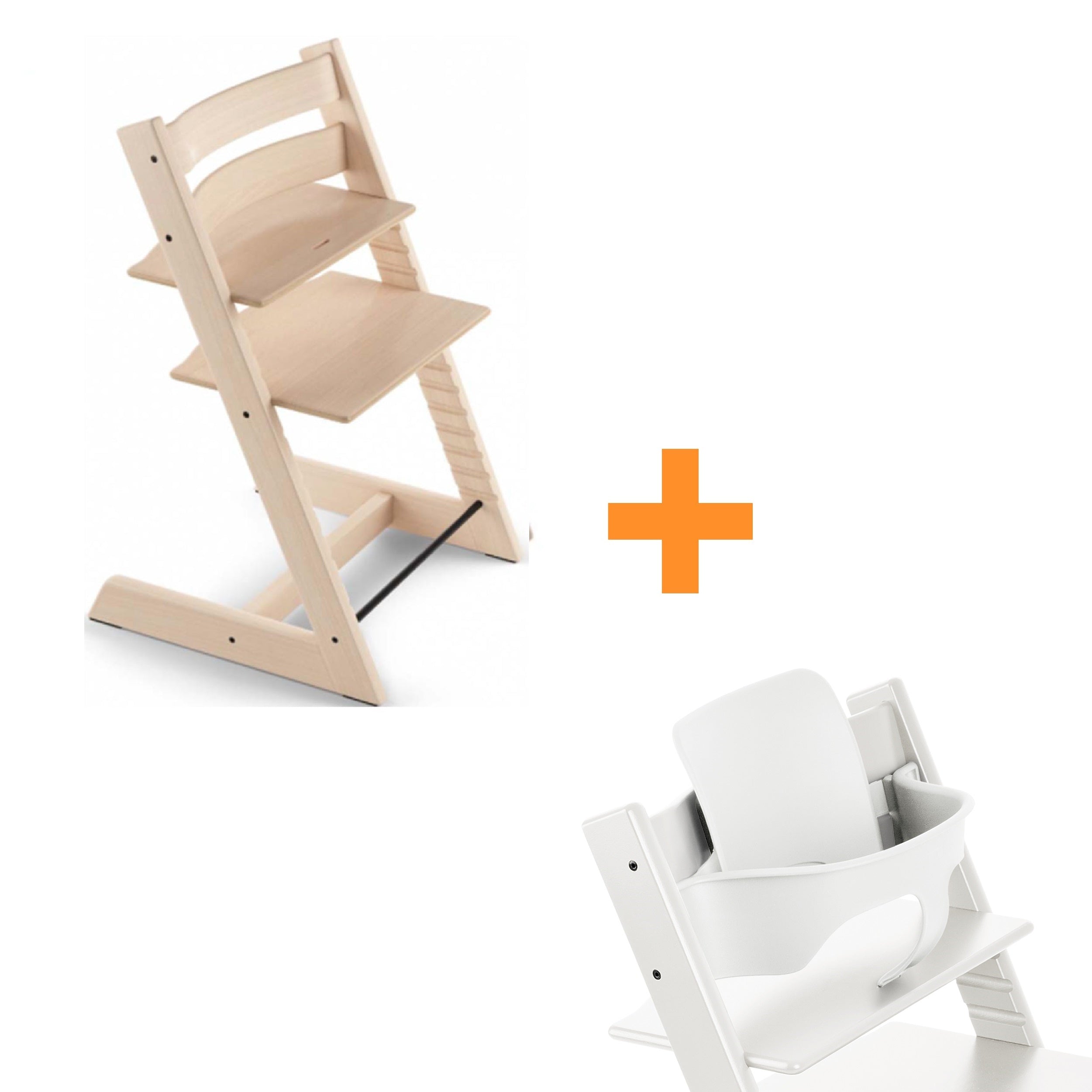 Stokke Tripp Trapp High Chair (FOC Stokke Tripp Trapp Baby Set)