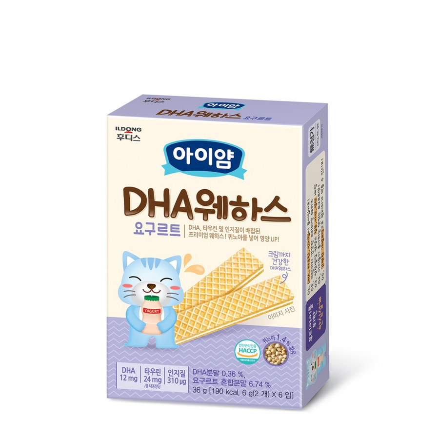 Ildong Ayiyum DHA Wafer Yogurt 36g box