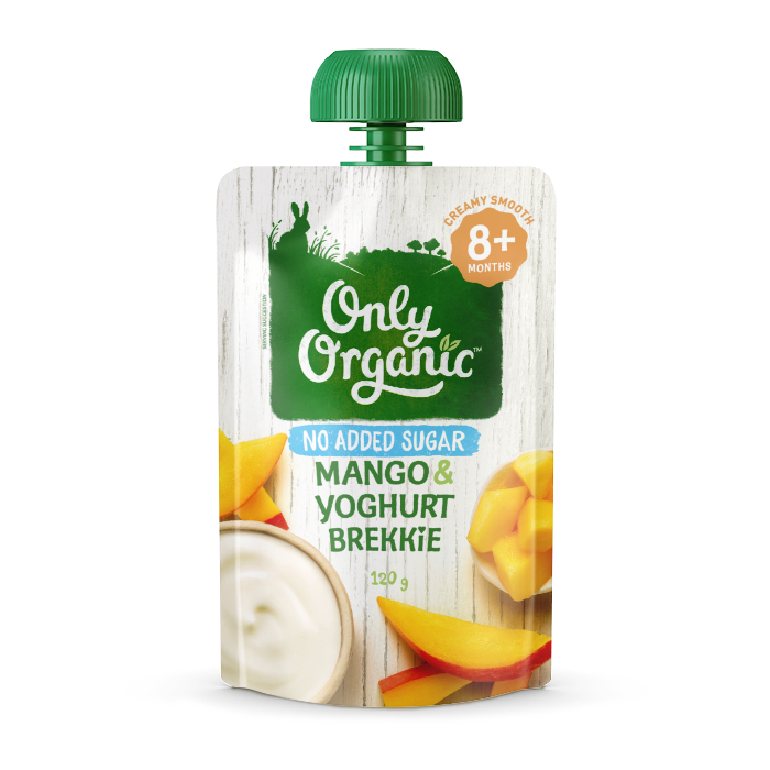 Only Organic Mango & Yogurt Brekkie 120g (Short Expiry Date)