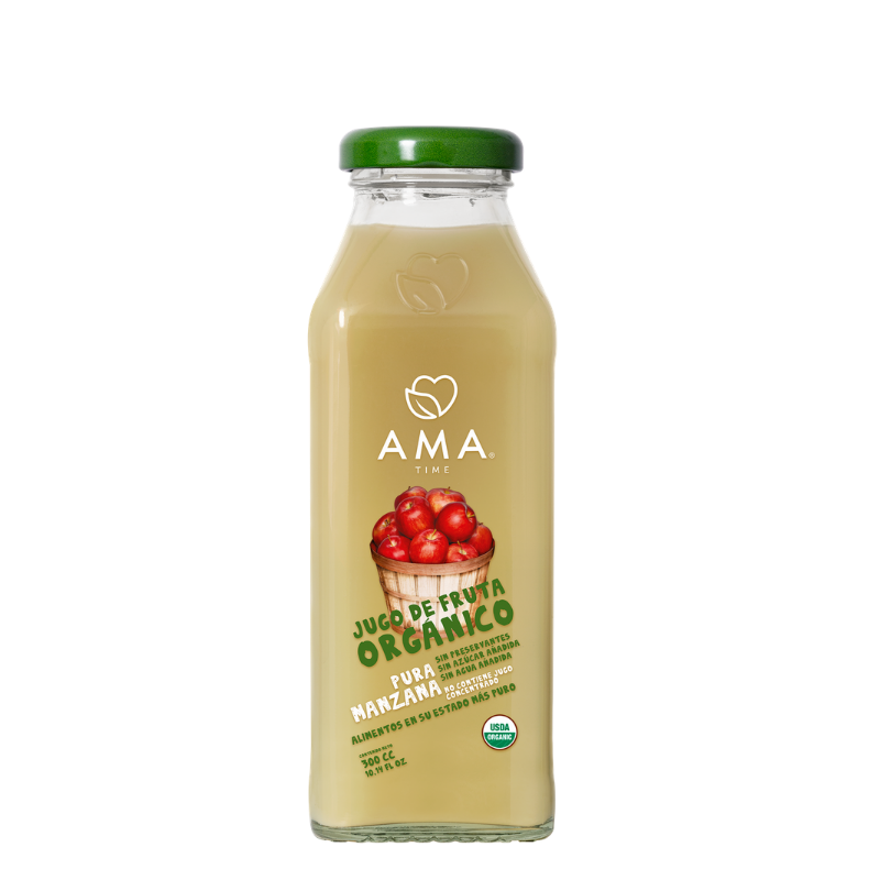Ama Time Bottle Fruit Juice 300ml Apple – image 1