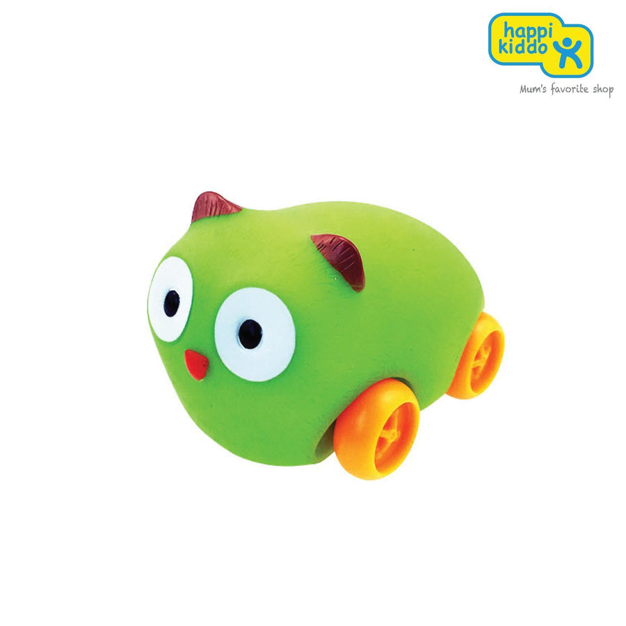 Simple Dimple My 1st Toy - Vinyl Push Toy (Owl) - Happikiddo.com