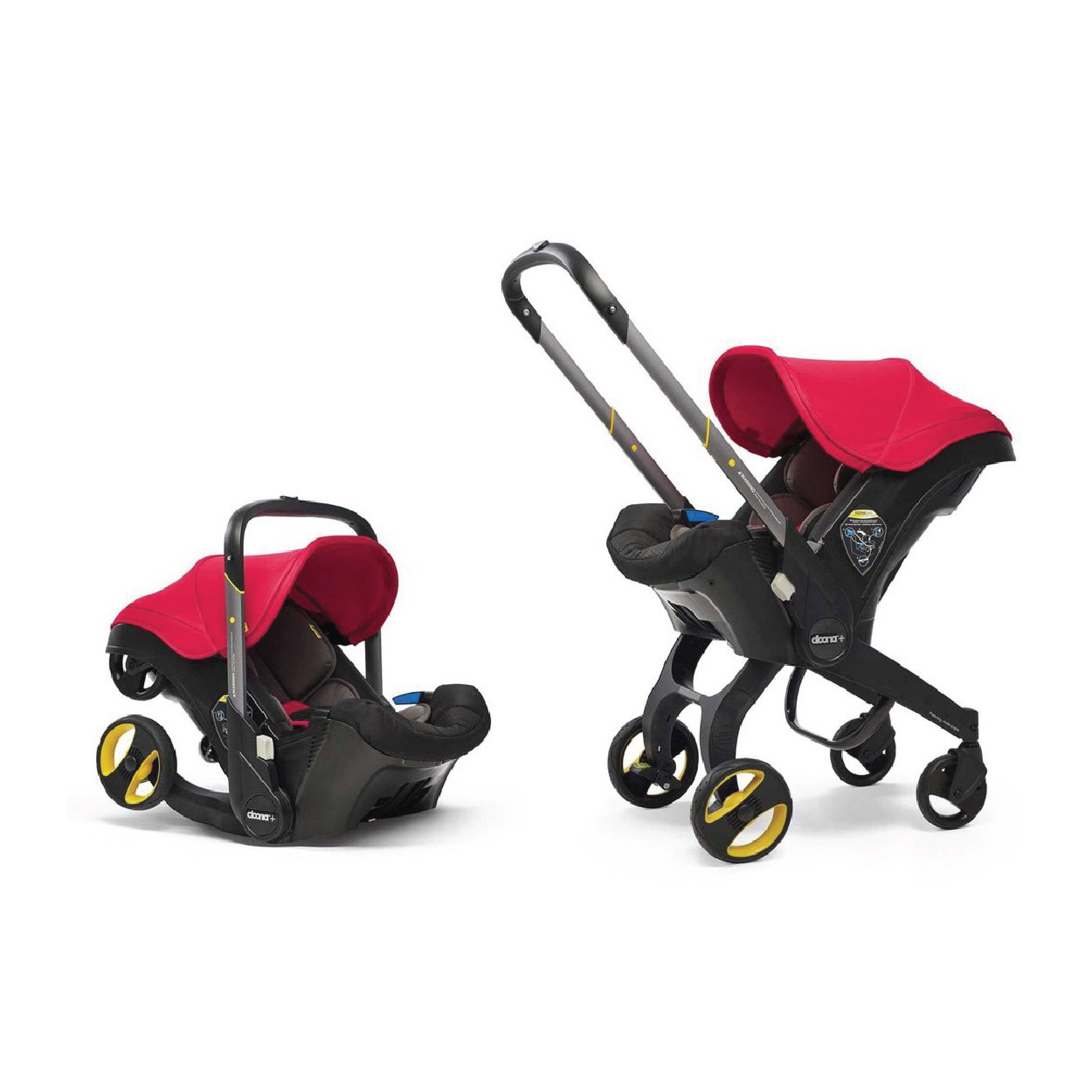 doona stroller 2019 Doona 2 in 1 Car Seat Stroller- Flame Red – Happikiddo