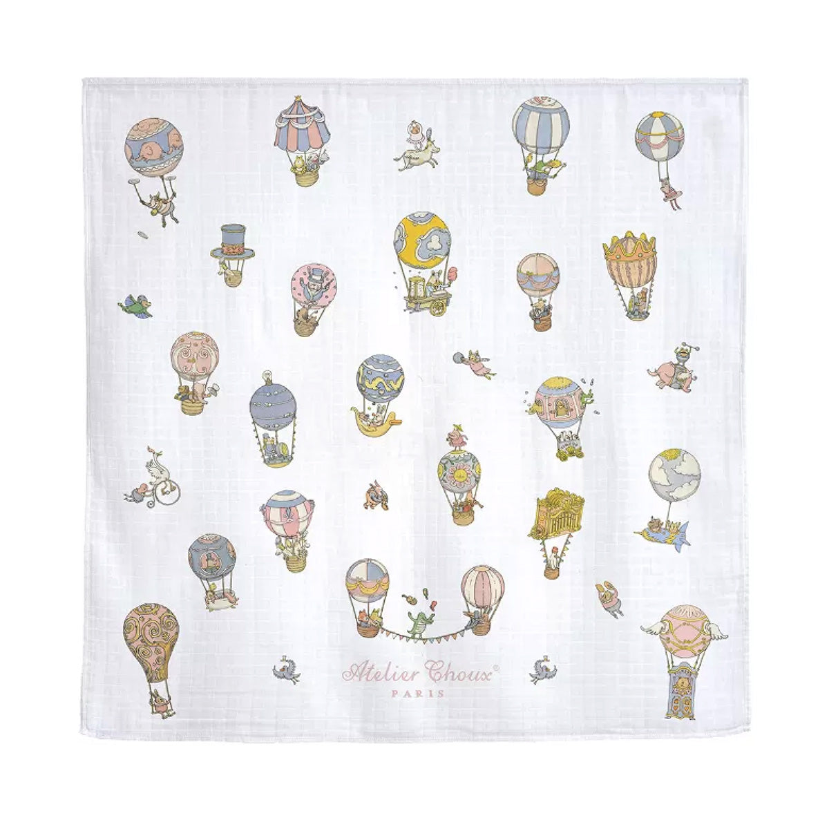 Parure de lit lin et coton lavé Tempos sorbet rayé | Carré Blanc Parure de lit lin et coton lavé Tempos sorbet rayé | Carré Blanc