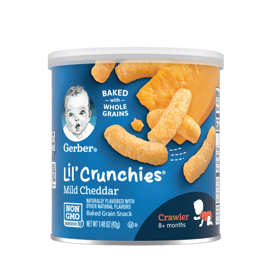 Gerber Lil Crunchies Mild Cheddar