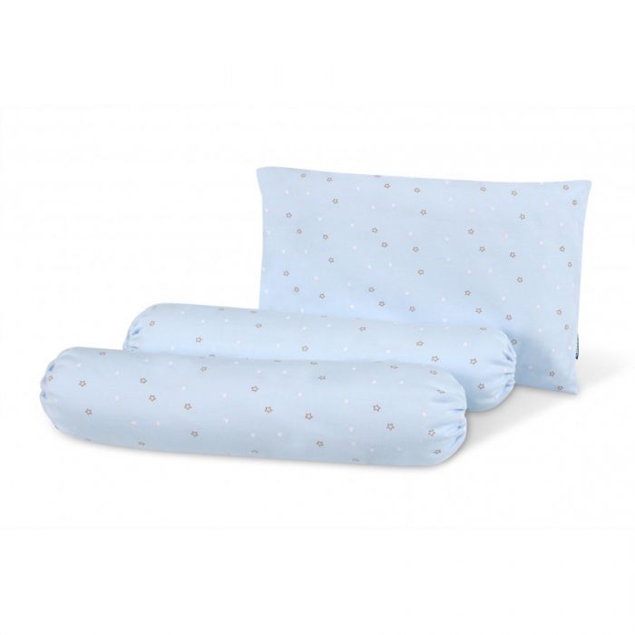 Comfy Living Bolster & Pillow Set (S)- Blue Star