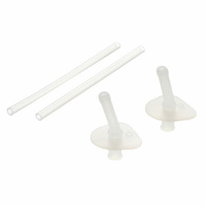 Richell Replacement Straw Set S-1 for Aqulea Straw Mugs (2 Sets)