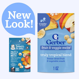 Gerber Truly Tropical Blend Fruit & Veggie Melts, 1 oz (28 g)