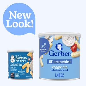 Gerber Veggie Dip Lil' Crunchies, 1.48 oz (42 g)