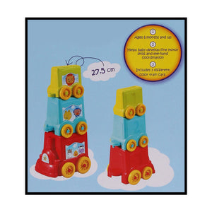 Infunbebe Stacking Animal Train stacked and separated