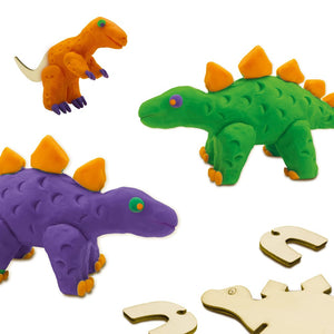 SES Creative dough dinosaurs finished