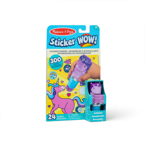 Melissa & Doug Sticker WOW! Activity Pad & Sticker Stamper - Purple Unicorn