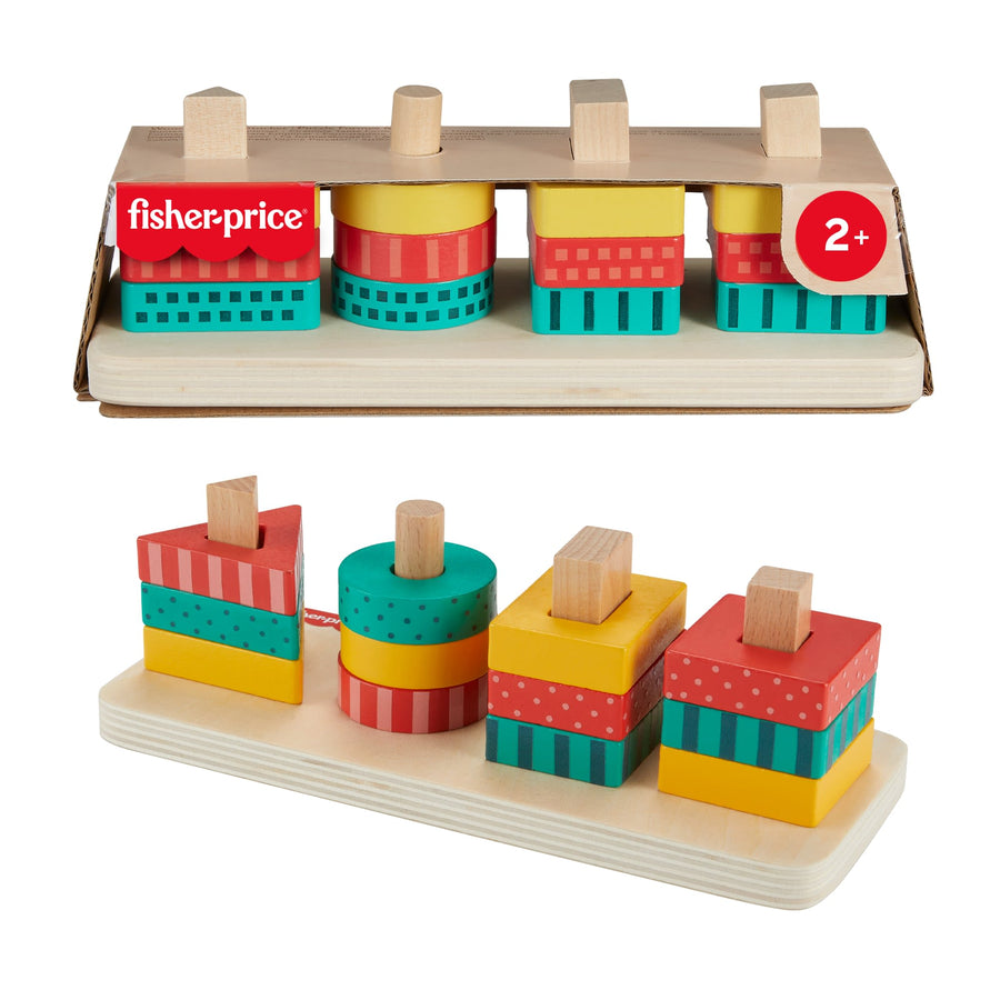 Fisher-Price Wooden Shape Stacker