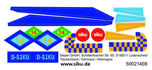 Sporting Airplane Siku die-cast model, close-up detail