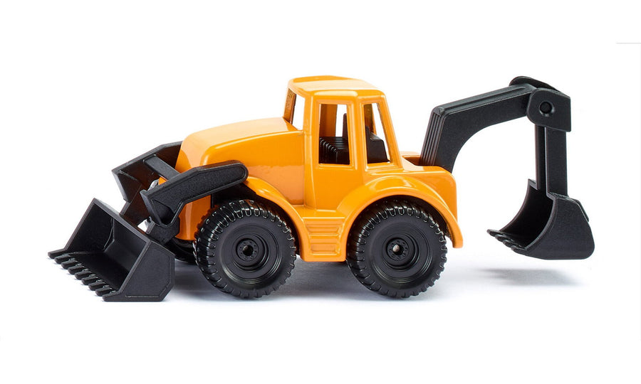 Backhoe Loader Siku die-cast model, side view