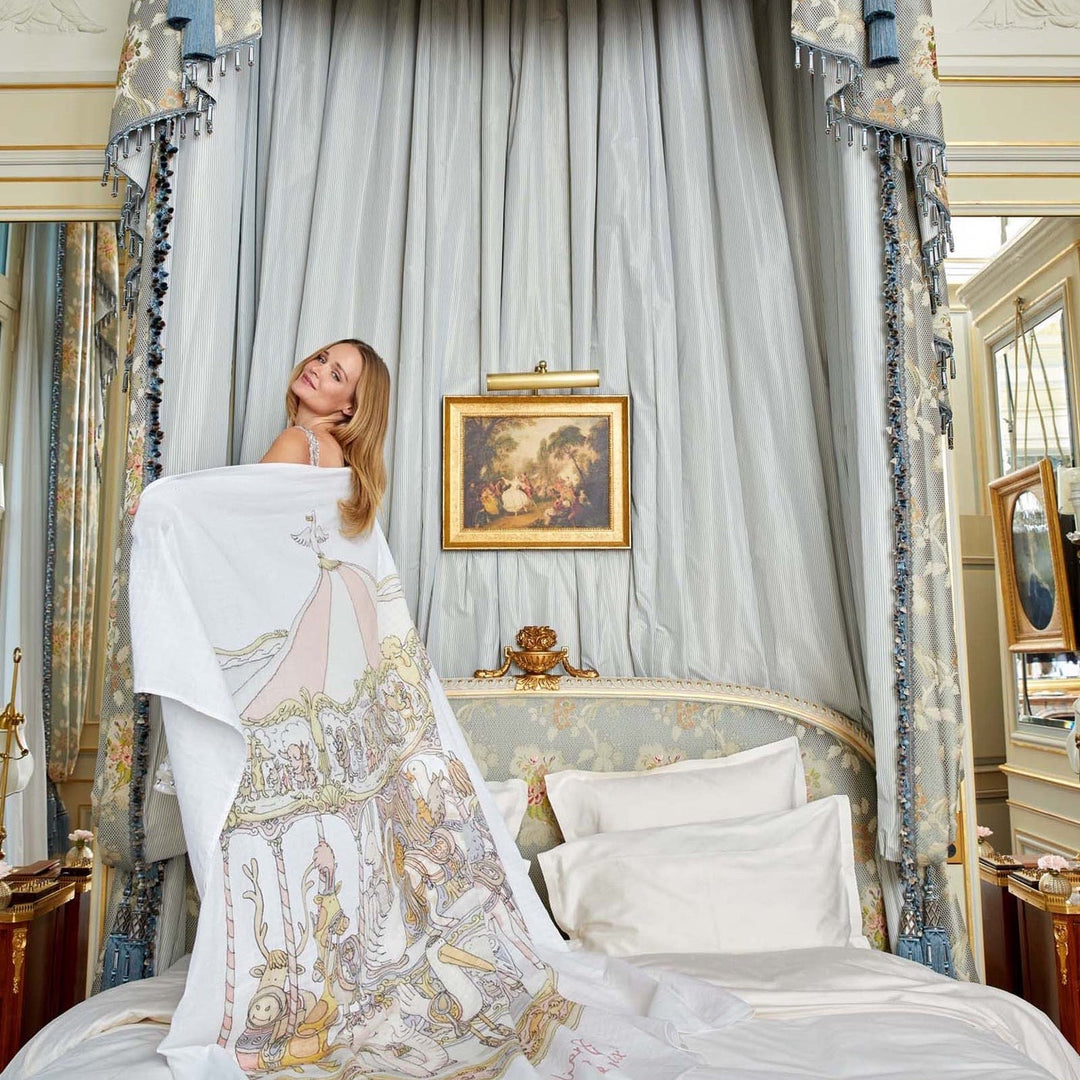 Atelier Choux Grand Carre - Carousel Pink (200x200cm) lifestyle image