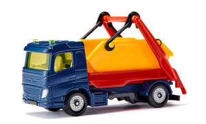 Truck With Skip Siku die-cast model, close-up detail