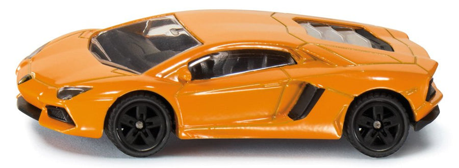 Lamborghini Aventador LP 700-4 Orange Siku die-cast model, side view