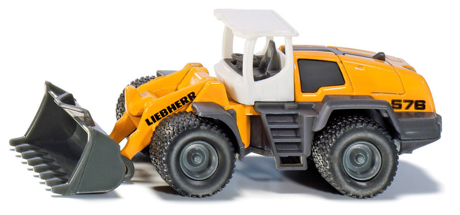 Liebherr 4 Wheel Loader Siku die-cast model, side view