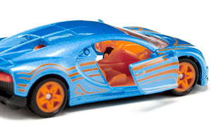 Bugatti Chiron Siku die-cast model, close-up detail
