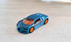 Bugatti Chiron Siku die-cast model, close-up detail