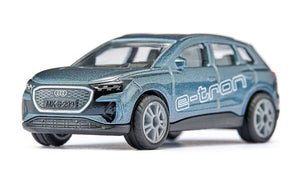 Audi Q4 E-Tron Siku die-cast model, close-up detail
