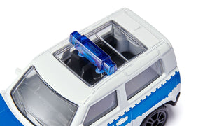 Land Rover Defender German Federal Police Siku die-cast model, close-up detail