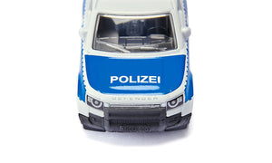 Land Rover Defender German Federal Police Siku die-cast model, close-up detail