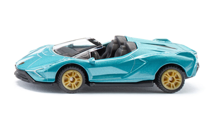 Lamborghini Sian Roadster Siku die-cast model, side view