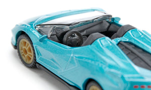 Lamborghini Sian Roadster Siku die-cast model, close-up detail