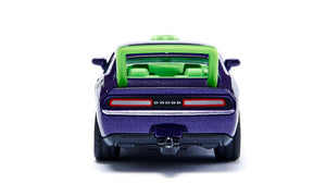 Dodge Challenger Hellcat Custom Siku die-cast model, close-up detail