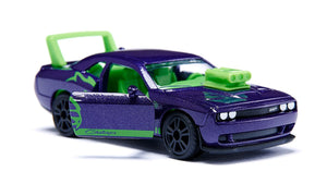 Dodge Challenger Hellcat Custom Siku die-cast model, close-up detail