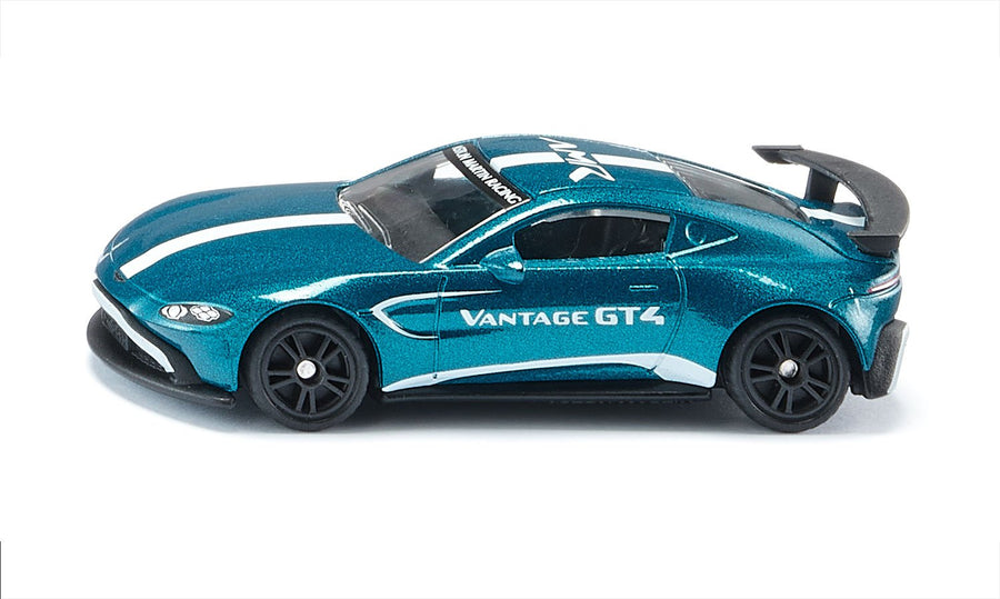 Aston Martin Vantage GT4 Siku die-cast model, side view