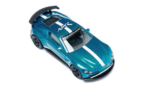 Aston Martin Vantage GT4 Siku die-cast model, close-up detail