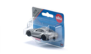 Toyota GR Supra Siku die-cast model in its Siku blister pack