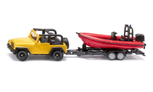 Siku Jeep with Boat