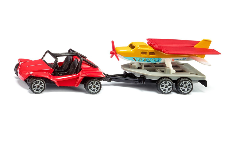 Buggy With Sporting Airplane Siku die-cast model, side view