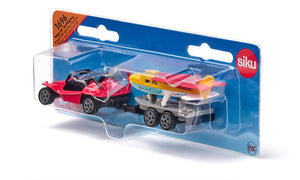Buggy With Sporting Airplane Siku die-cast model in its Siku blister pack