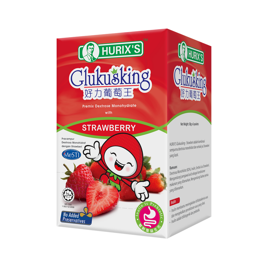 Hurix's Glukusking Strawberry carton