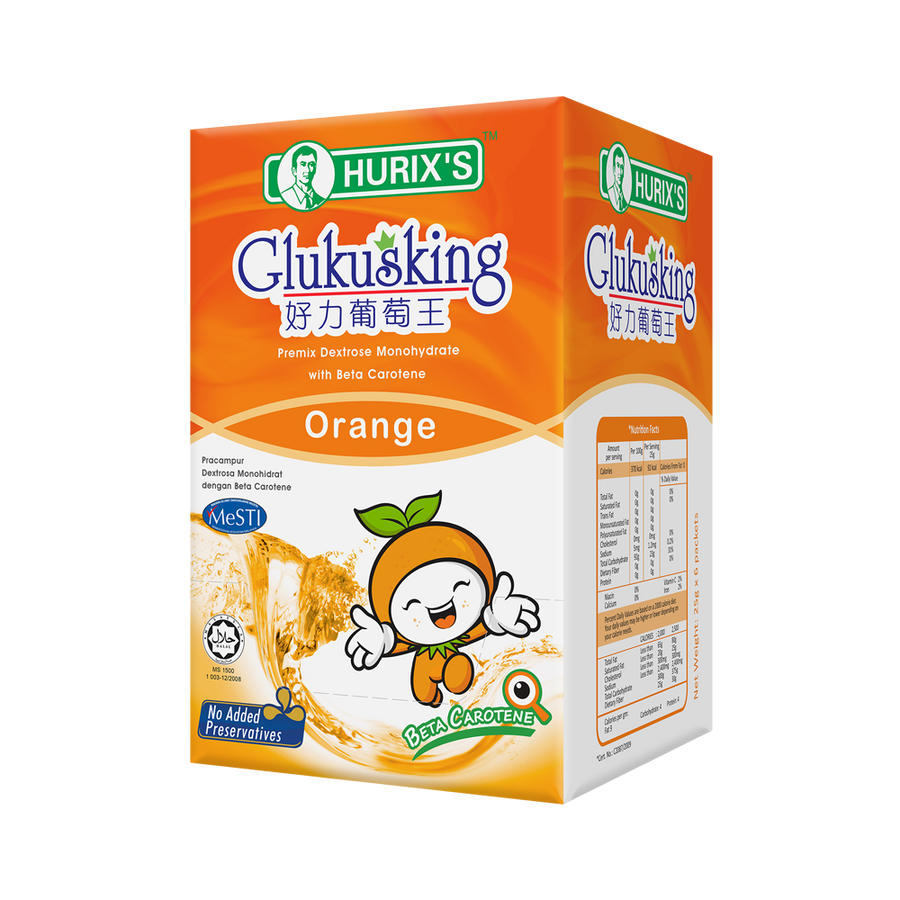Hurix's Glukusking Orange with beta-carotene carton