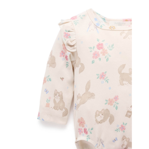 Purebaby Organic Cotton Kitten 3 Piece Gift Set