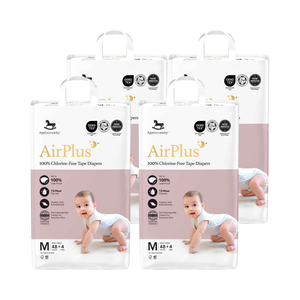 Applecrumby® AirPlus Overnight Tape Diapers