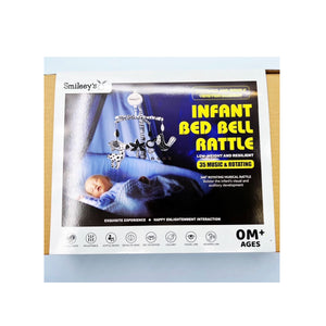 Smileey's Infant Bed Bell Rattle - Assorted