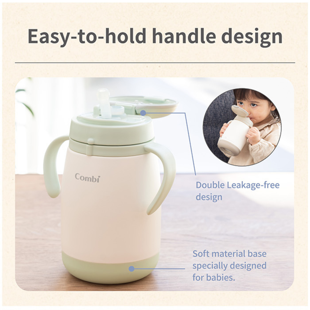 Combi Lakumug Stainless Steel Straw Mini/Large