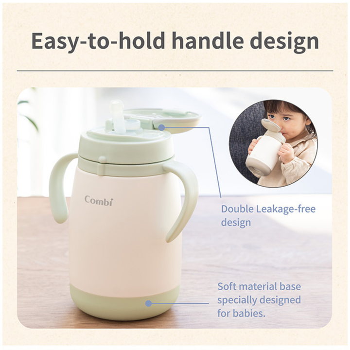 Combi Lakumug Stainless Steel Straw Mini/Large