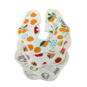 Smileey's 3pcs Bib Assorted (Round)